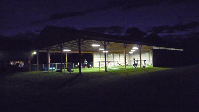 Pavilion at Night