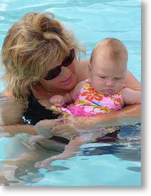 Cyan goes swimming at the pool at the Grand Floridian