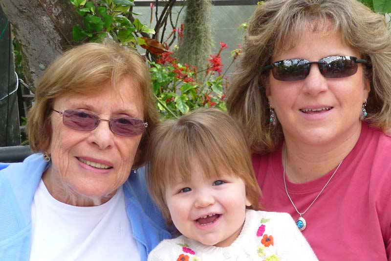 Evelyn, Ali and Cyan in Florida