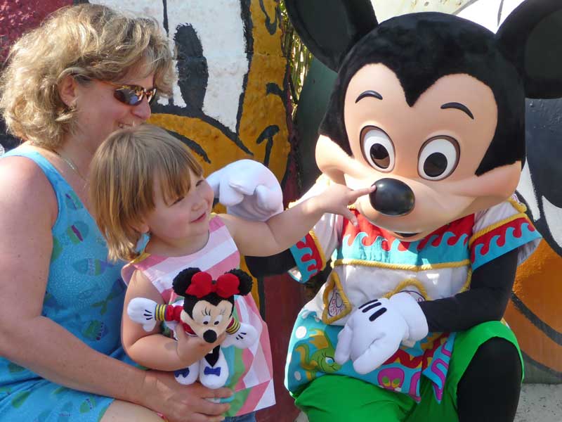 Touch Mickey's Nose