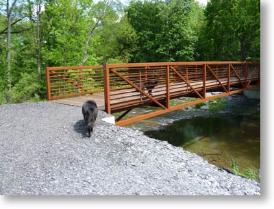 Another new bridge built on the Heritage Trail